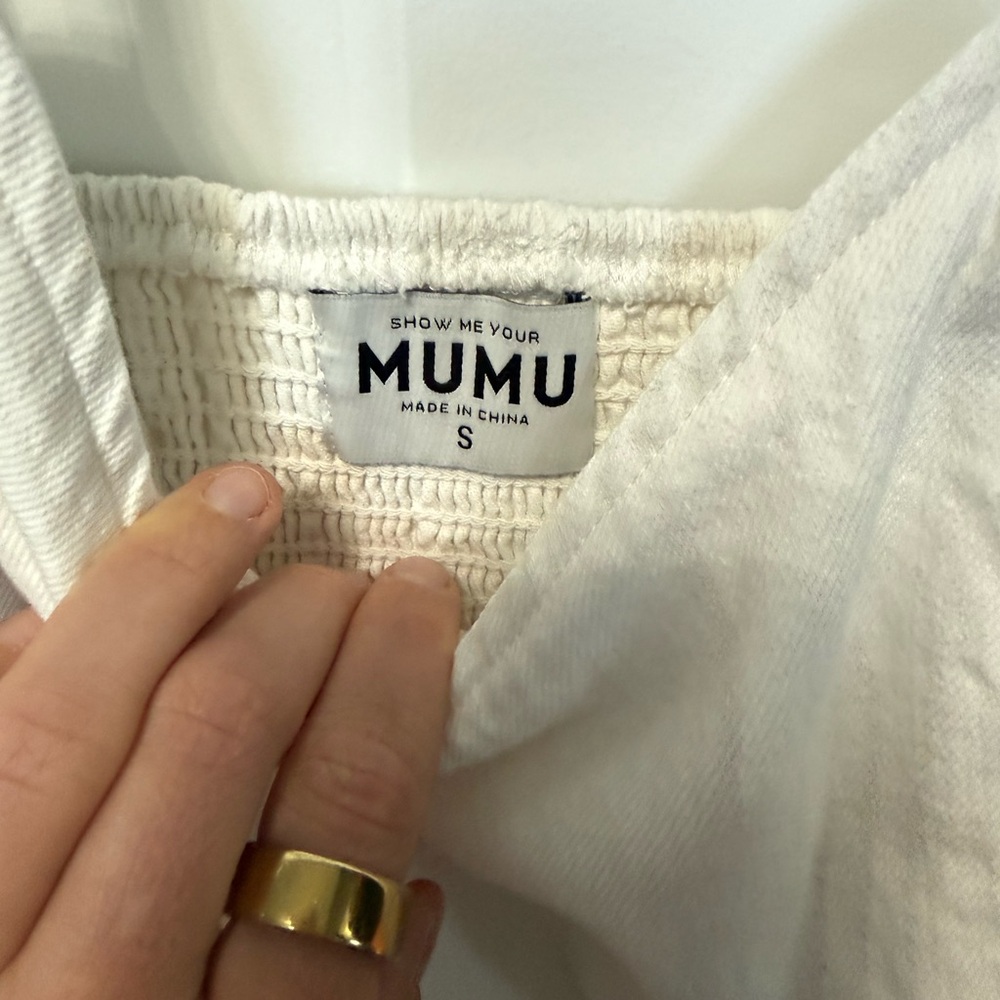Show Me Your Mumu Jean romper - Picture 4 of 4